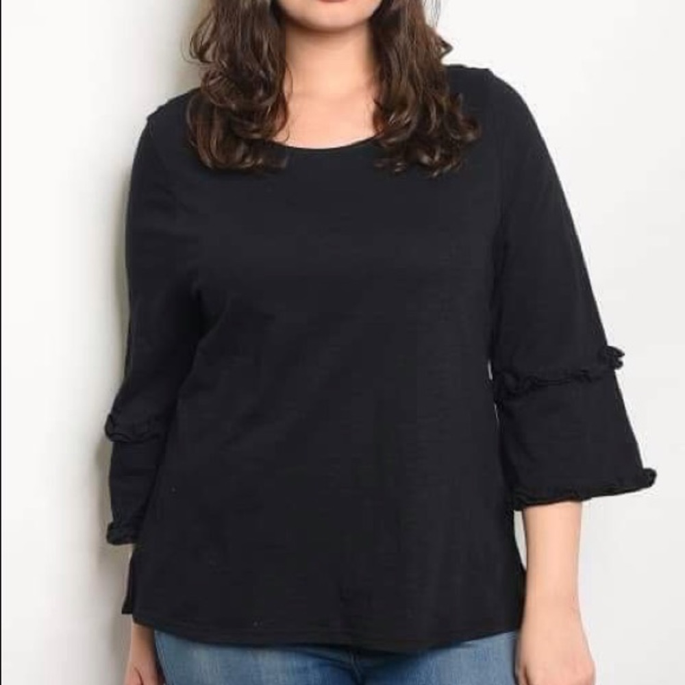 NWT Plus Size Black Top